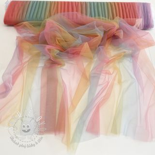 Tyl na TUTU Rainbow design D