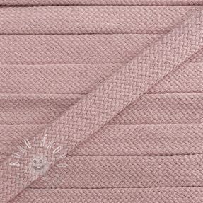 Bavlnená šnúra plochá 13 mm old pink