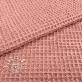Bavlna s vaflovou väzbou blush