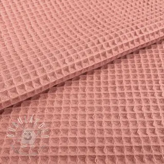 Bavlna s vaflovou väzbou blush