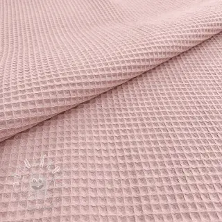 Bavlna s vaflovou väzbou bleached rose