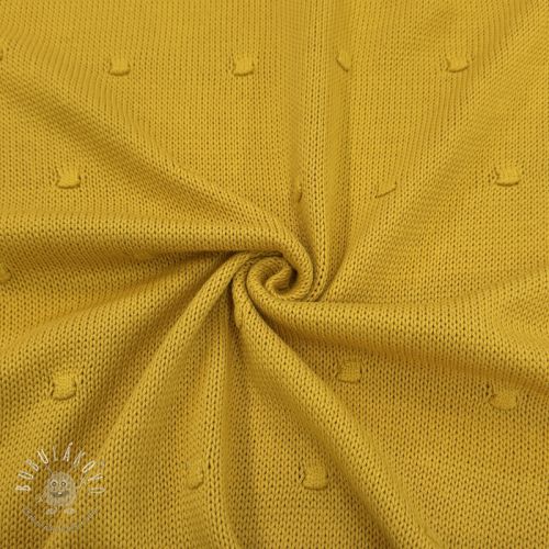 Svetrovina BIG KNIT DOT ochre Svetrovina BIG KNIT DOT ochre