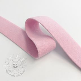 Guma hladká 2,5 cm pink