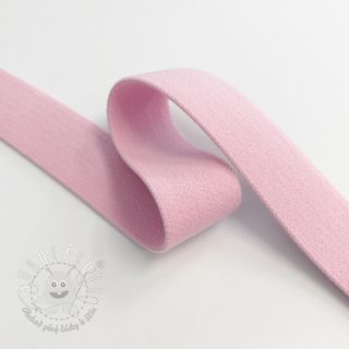 Guma hladká 2,5 cm pink