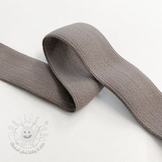 Guma hladká 2,5 cm taupe