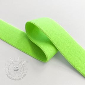 Guma hladká 2,5 cm neon green