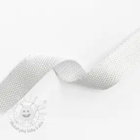 Popruh 2,5 cm white