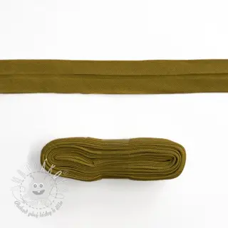 Lemovací prúžok bavlna - 3 m golden brown