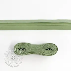 Lemovací prúžok bavlna - 3 m basil