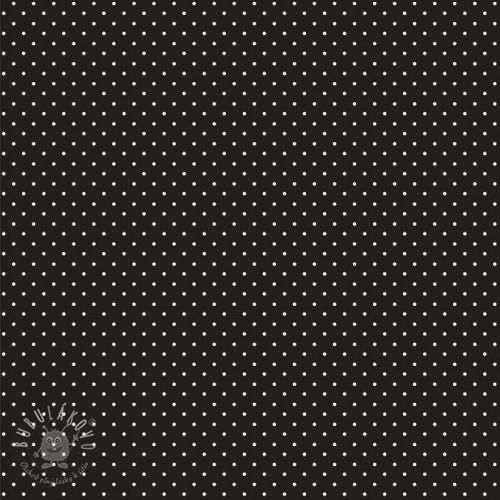 Bavlnená látka Petit dots black