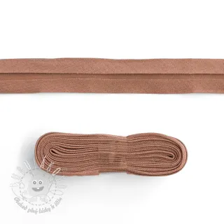 Lemovací prúžok bavlna - 3 m dark salmon