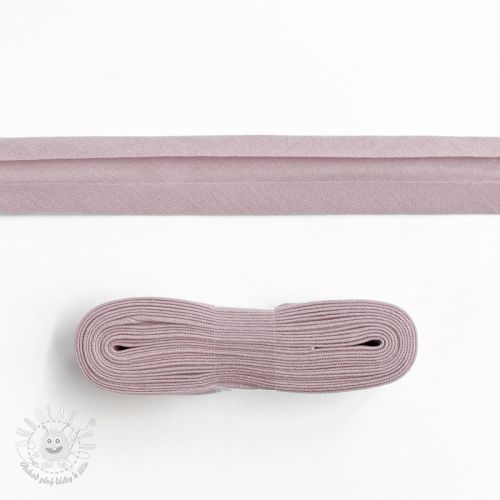 Lemovací prúžok bavlna - 3 m washed pink