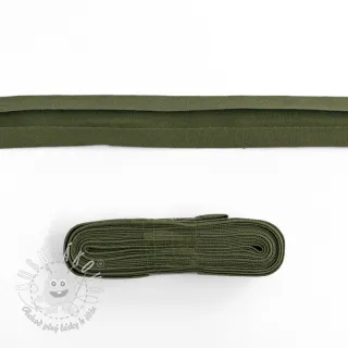 Lemovací prúžok bavlna - 3 m camo green