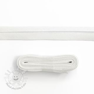 Lemovací prúžok bavlna - 3 m white