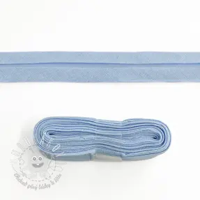 Lemovací prúžok bavlna - 3 m old blue
