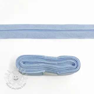 Lemovací prúžok bavlna - 3 m old blue