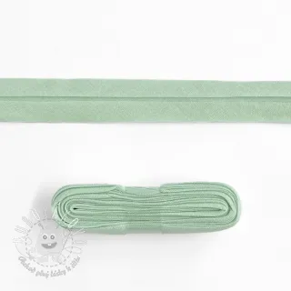 Lemovací prúžok bavlna - 3 m old green