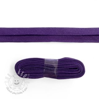 Lemovací prúžok bavlna - 3 m purple