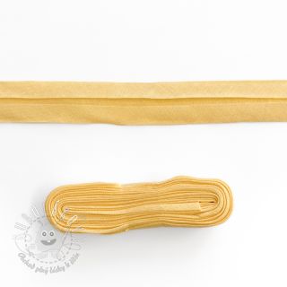 Lemovací prúžok bavlna - 3 m light yellow