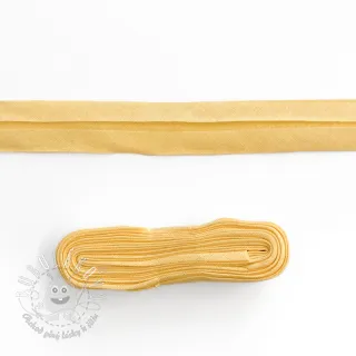 Lemovací prúžok bavlna - 3 m light yellow