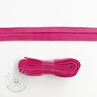 Lemovací prúžok bavlna - 3 m fuchsia