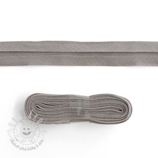 Lemovací prúžok bavlna - 3 m grey