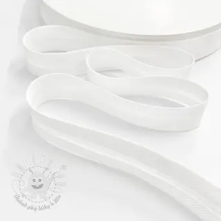 Lemovací prúžok dvojitá gázovina white