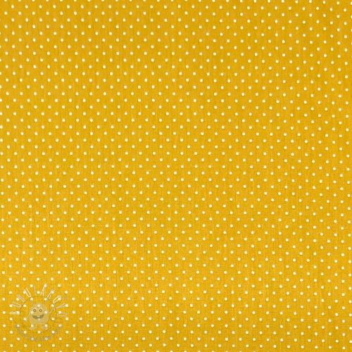 Bavlnená látka Petit dots ochre