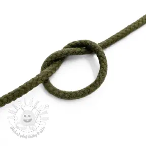 Bavlnená šnúra 5 mm camo green