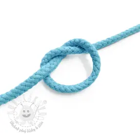 Bavlnená šnúra 5 mm ocean blue