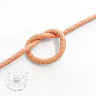 Bavlnená šnúra 5 mm peach