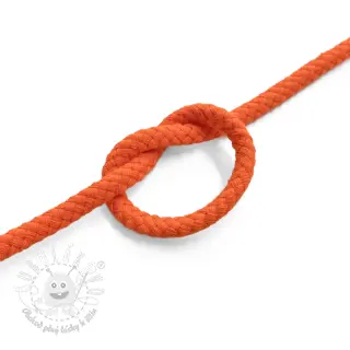 Bavlnená šnúra 5 mm orange