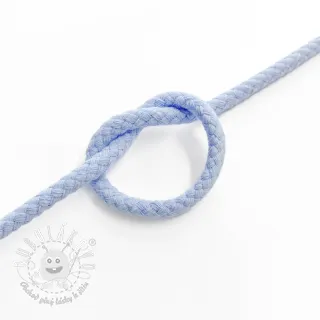 Bavlnená šnúra 5 mm light blue