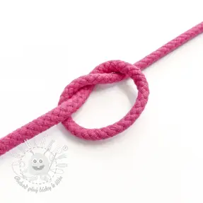 Bavlnená šnúra 5 mm fuchsia