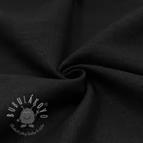 Ľan predpraný black