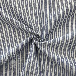 Ľan s bavlnou Lira big stripe jeans