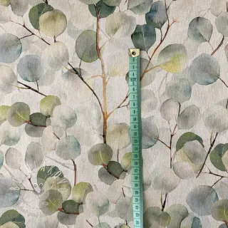 Dekoračná látka Linenlook Eucalyptus boho leaf digital print