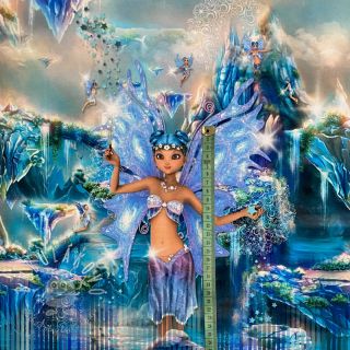 Teplákovina A queen of fairies PANEL digital print