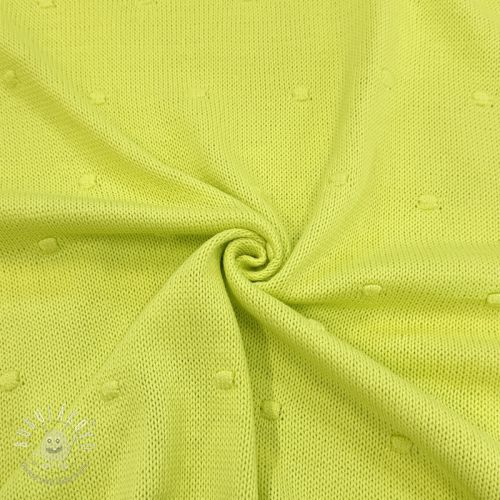 Svetrovina BIG KNIT DOT bright green Svetrovina BIG KNIT DOT bright green