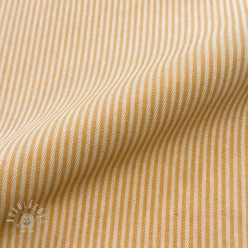 Dekoračná látka DOBBY Colored stripe ochre