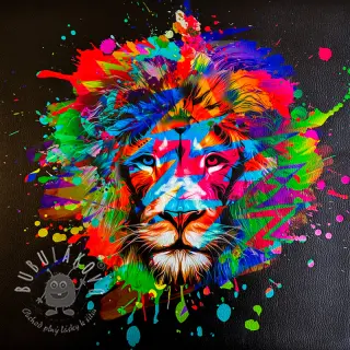 Umelá koža KARIA Lion splash PANEL