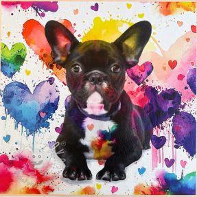 Umelá koža KARIA French Bulldog PANEL