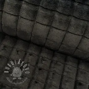 Umelá kožušina Block black