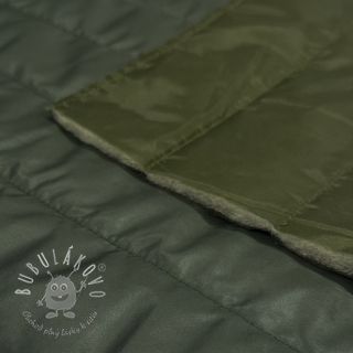 Prešívaná látka Classic army green