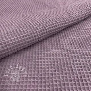 Bavlna s vaflovou väzbou old purple