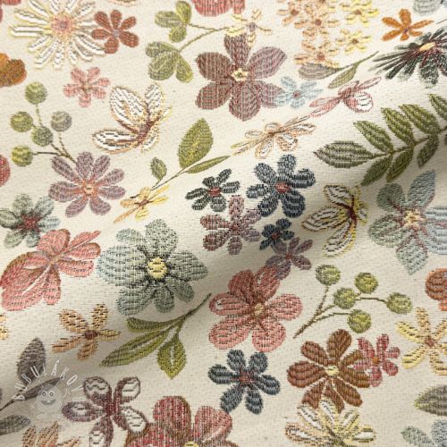 Dekoračná látka GOBELIN Indian Daisy Tapestry Dekoračná látka GOBELIN Indian Daisy Tapestry