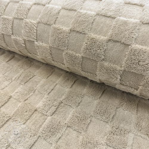 Fleece JACQUARD Check ecru