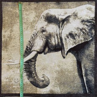 Dekoračná látka jacquard Elephant panel