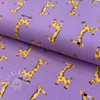 Úplet Giraffes lavender