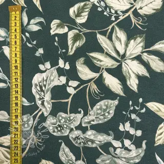 Dekoračná látka Plants dark green digital print